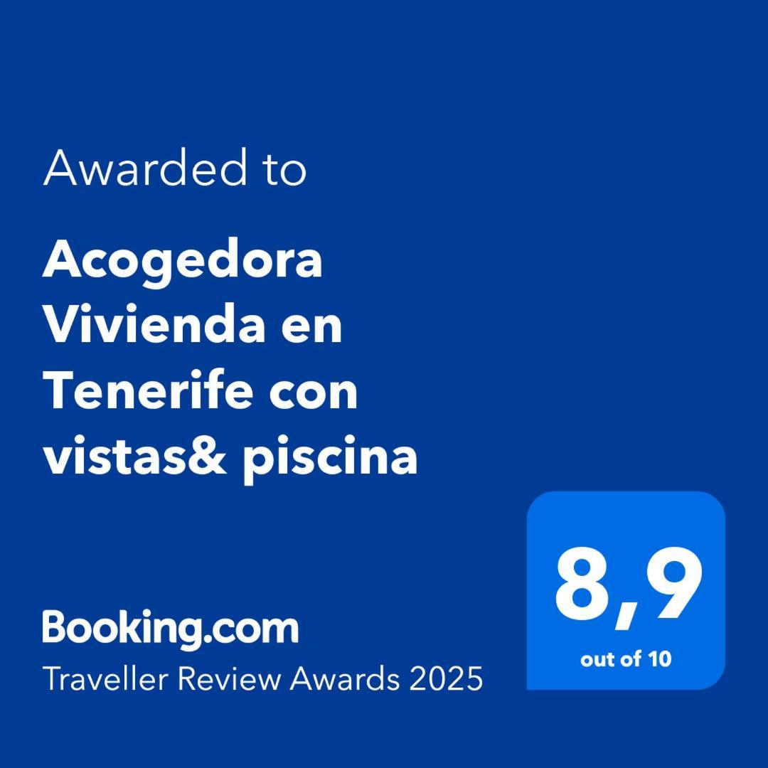 Acogedora Vivienda En Tenerife Con Vistas& Piscina Tacoronte Exterior photo